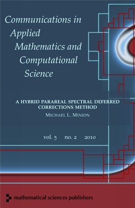 A Hybrid Parareal Spectral Deferred Corrections Method Michael L.Minion