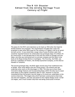 R-101 Airship Article