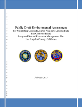 Preliminary Draft Environmental Assessment