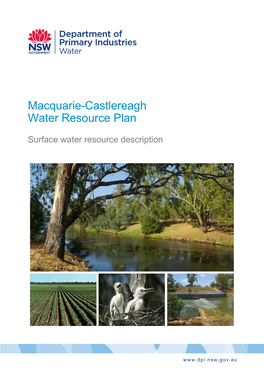 Macquarie-Castlereagh Water Resource Plan