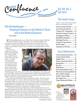 Kirk Brandenberger— Keeping His Balance in the World of Music and in the World of Business by Tom Gardner