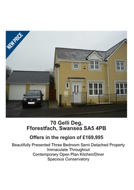 70 Gelli Deg, Fforestfach, Swansea SA5