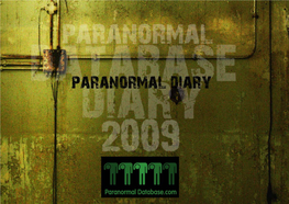 The Paranormal Diary 2009