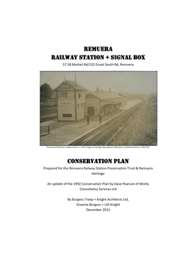 Remuera Railway Station Conservation