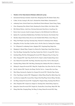 1 Members of the China Kadoorie Biobank Collaborative Group