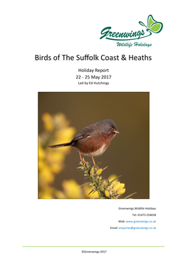 Birds of the Suffolk Coast & Heaths