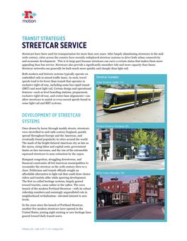 Streetcars Have Been Used for Transportation for More Than 200 Years