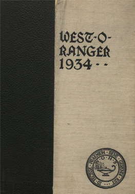 1934, First Entered West Orange High School in September, 1931