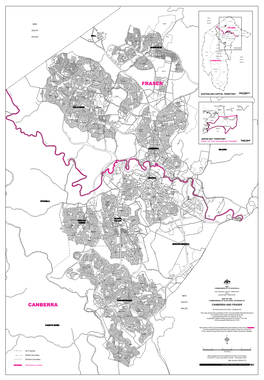 Map of ACT Electoral Boundaries