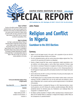 Religion and Conflict in Nigeria