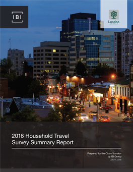 Household Travel Survery (2016)