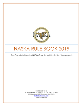 Naska Rule Book 2019