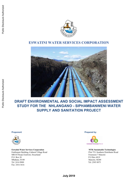 Eswatini Water Services Corporation Draft