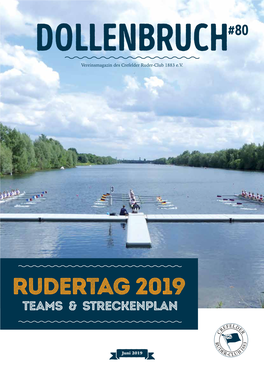 Rudertag 2019 TEAMS & Streckenplan
