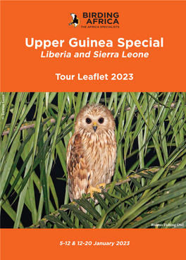 Upper Guinea Special Liberia and Sierra Leone