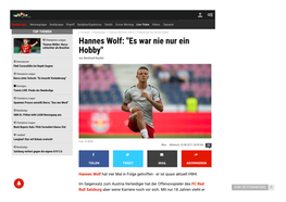 Hannes Wolf Bei LAOLA1: "Fußball War Nie Nur Ein Hobby"