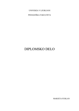 Diplomsko Delo