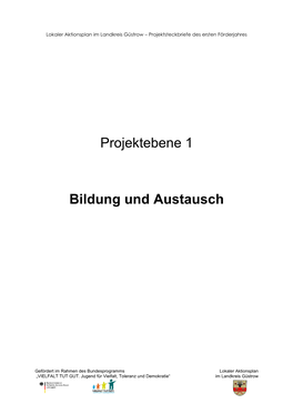 Projektsteckbrief 2007 Und 2008