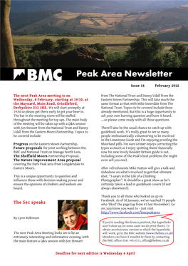 BMC Peak Area Newsletter