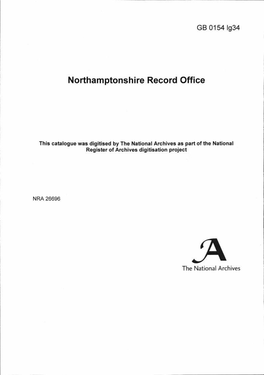 Northamptonshire Record Office