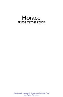 Horace PRIEST of the POOR