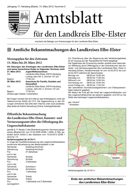 Für Den Landkreis Elbe-Elster