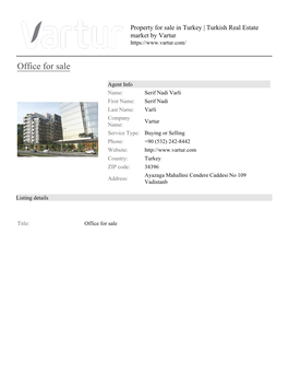 Office for Sale