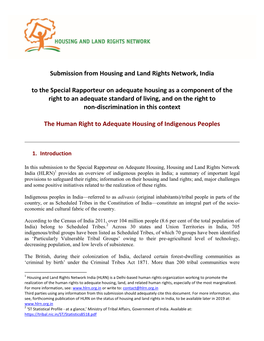 Housing and Land Rights Network (HLRN), India