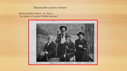 Nineteenth Century Writers