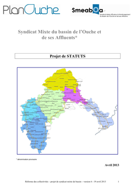 Syndicat Mixte Du Bassin De L'ouche Et De Ses Affluents*