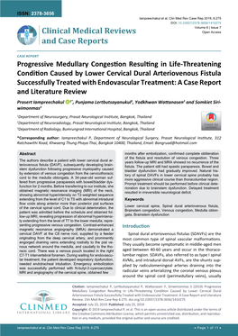 Progressive Medullary Congestion Resulting in Life-Threatening