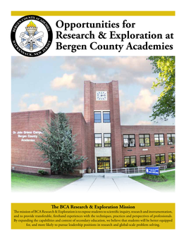The BCA Research & Exploration Mission