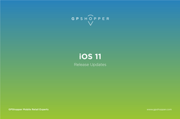Ios 11 Release Updates