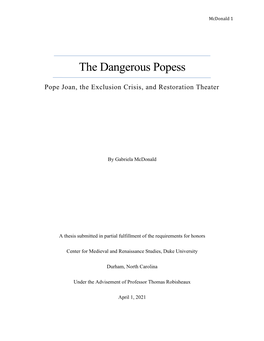 The Dangerous Popess