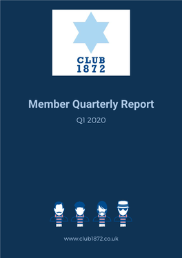 Member Update Q1 2020
