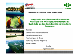 Secretaria De Estado De Saúde Do Amazonas