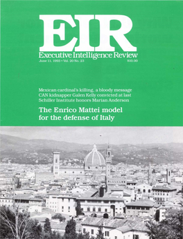 Executive Intelligence Review, Volume 20, Number 23, June 11