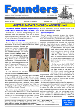 Australia Day Luncheon Address - 2017