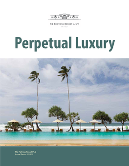 The Fortress Resort PLC Annual Report 2016/17