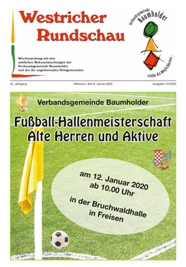 Baumholder Fußball-Hallenmeisterschaft Alte Herren Und Aktive