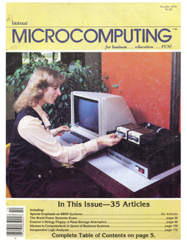 MICROCOMPUTING for Business