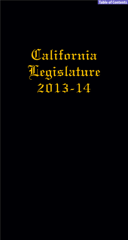 2013–14 California Legislature