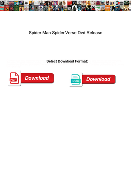 Spider Man Spider Verse Dvd Release Stock