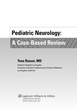 Pediatric Neurology: a Case-Based Review