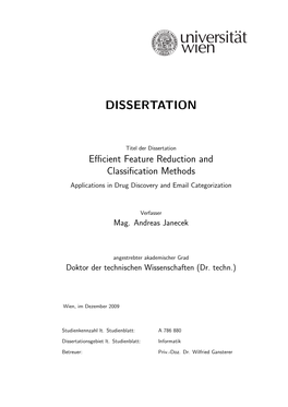 Dissertation