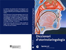 Diccionari D'otorinolaringologia