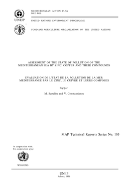 MAP Technical Reports Series No. 105 UNEP