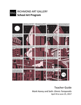 RICHMOND ART GALLERY School Art Program Teacher Guide