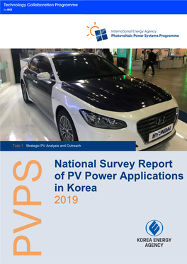 National Survey Report of PV Power Applications in Korea