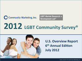 2012 LGBT Community Survey®